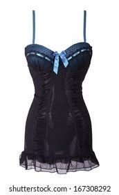 Sexy Blue Black Lingerie Isolated On Stock Photo Shutterstock