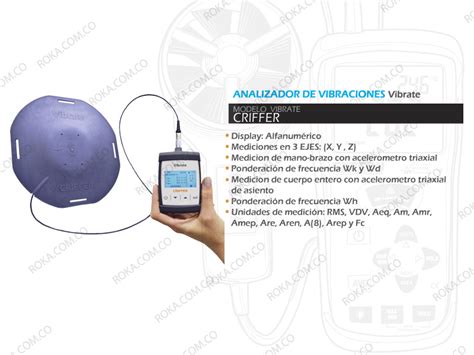 Analizador De Vibraciones En Cuerpo Criffer Vibrate Venta De Equipos