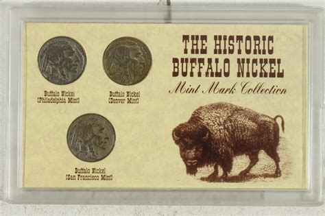 THE HISTORIC BUFFALO NICKEL MINT MARK COLLECTION