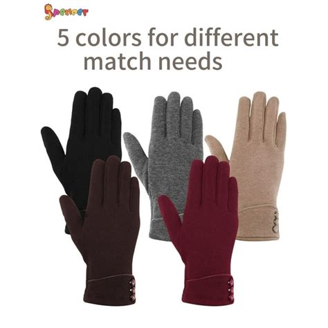 Spencer Women S Touchscreen Gloves Winter Warm Thermal Soft Lined Thick Texting Gloves Windproof