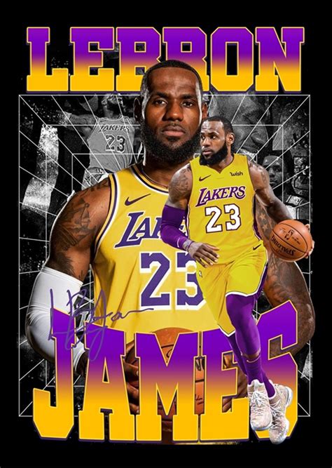 Lebron James Poster Posters And Prints By William Gustafsson Printler