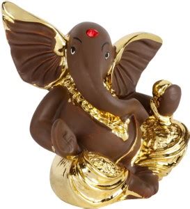 StatueStudio Polyresin Ganesha Idol For Home Decor Showpiece Office