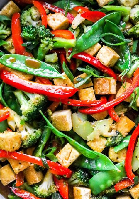 Tofu Stir Fry Vegan A Pinch Of Healthy