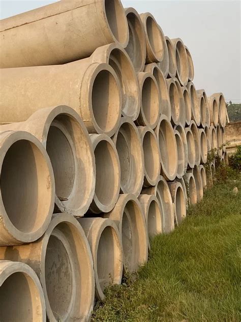 Np Concrete Mm Rcc Hume Pipe For Water Drainage Size M Length