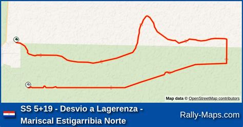 Ss Desvio A Lagerenza Mariscal Estigarribia Norte Stage Map