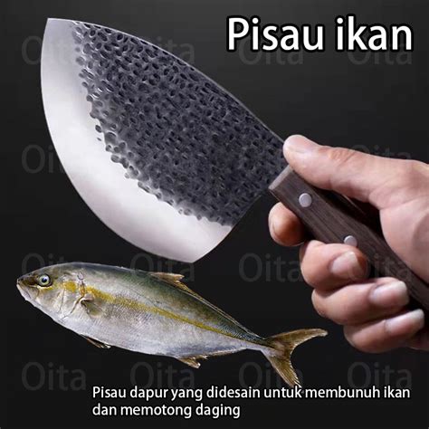 Jual Pisau Ikan Pisau Daging Pisau Dapur Profesional Super Tajam Chef