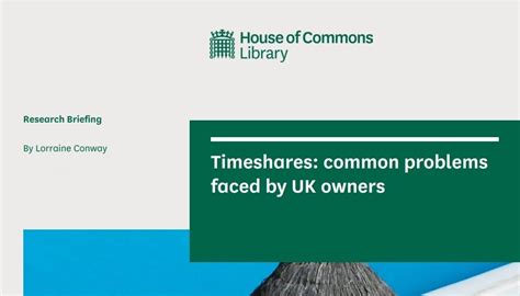 House of commons research briefing outlines timeshare failures | by ...