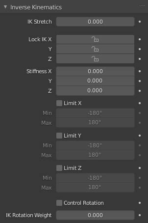 Inverse Kinematics — Blender Manual