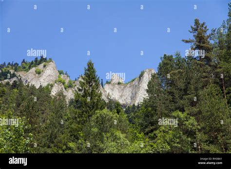 Mountains Three Crowns Trzy Korony Is Polish Pieniny National Park