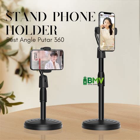 Jual Phone Stand Holder Handphone Hape HP Standing Selfie Broadcasting