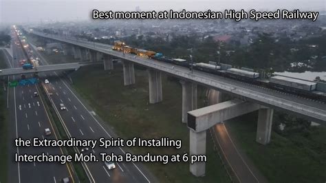 Mantap Progress Pemasangan Rel Kereta Cepat Jakarta Bandung Proyek KCIC