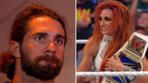 Seth Rollins once reacted to Becky Lynch hanging out with his longtime ...