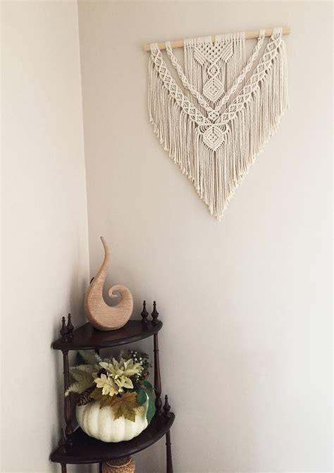 Macrame Wall Hanging Pattern Diy Layered Wall Hanging Etsy