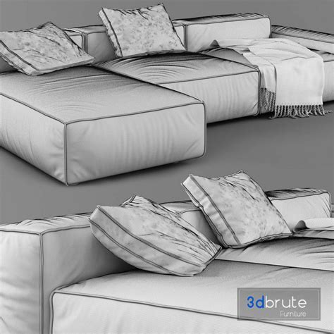 Modern Sofa 03 3d model Buy Download 3dbrute