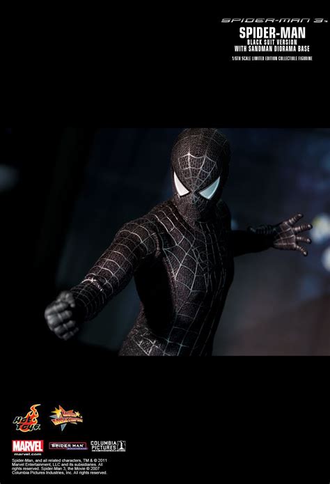 Spider-Man 3 - Spider-Man (Black Suit Version) Hot Toys - Machinegun