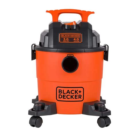 BLACK DECKER 4 Gal Poly Wet Dry Vacuum With Blower Port And Hose