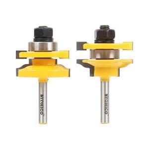 Yonico Rail And Stile Shaker In Shank Carbide Tipped Router Bit