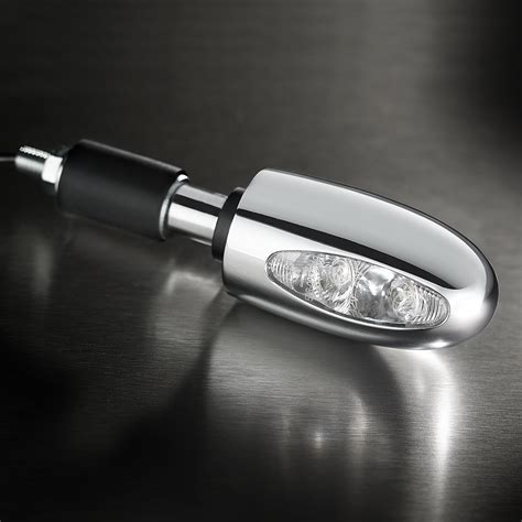 Kellermann BL 1000 LED Lenkerendenblinker Mit Messing Chrom High