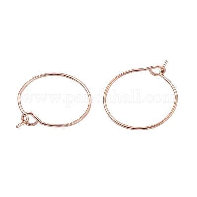 Wholesale 30Pcs 5 Size 316L Surgical Stainless Steel Hoop Earring