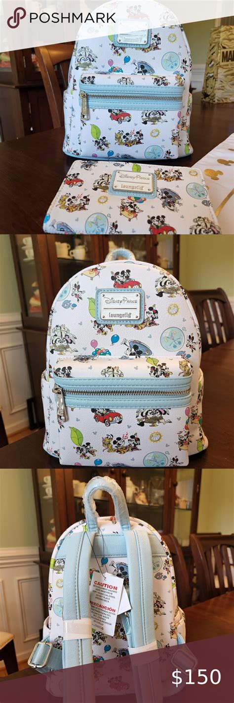 Disney Loungefly Mickey And Minnie Runaway Railway Mini Backpack In 2022 Mini Backpack