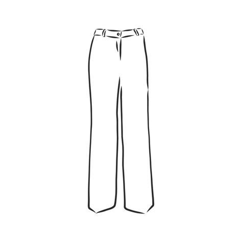 trousers vector sketch 7308271 Vector Art at Vecteezy