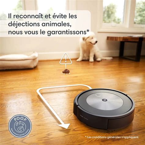 Irobot Aspirateur Robot Et Laveur De Sols J Roomba Combo J Livr