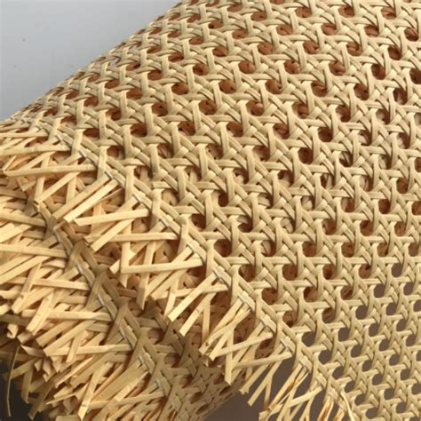 Wholesale Natural Mesh Rattan Cane Webbing Roll Open Mesh Natural