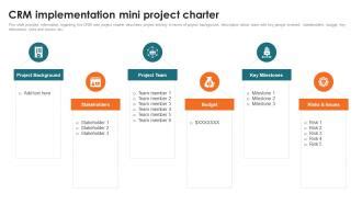 Crm Implementation Roadmap Slide Team