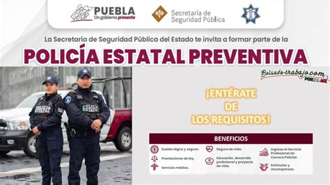 Salario de 16 000 00 Convocatoria de reclutamiento Policía Estatal