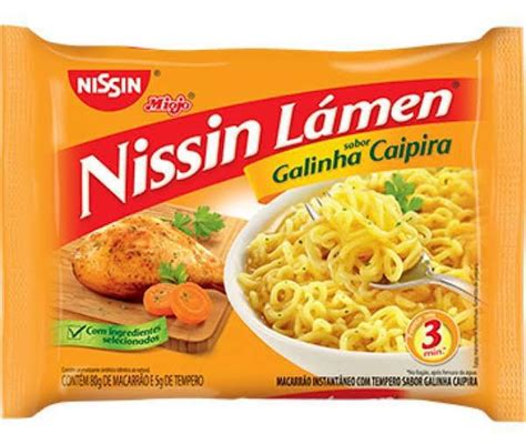 Primo Supermercado MACARRÂO INSTANTÂNEO NISSIN LÁMEN GALINHA CAIPIRA 80G