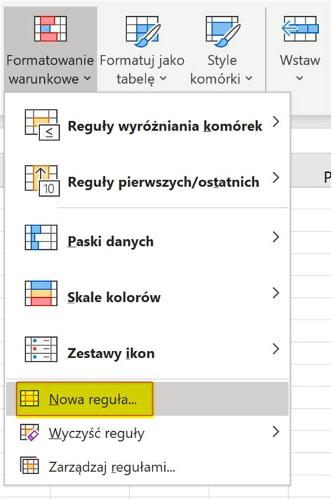 Formatowanie Warunkowe W Excelu Akademia Excela