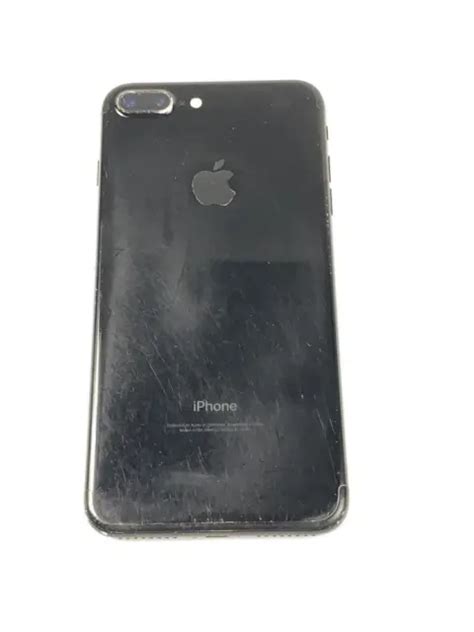 SMARTPHONE APPLE IPHONE 7 128 Go A1784 noir de jais débloqué cassé