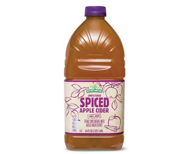 Nature S Nectar Unfiltered Apple Cider Aldi Usa Specials Archive