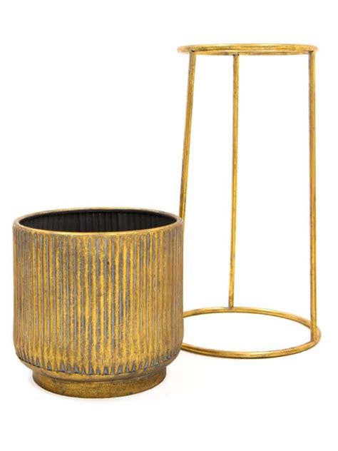 Planter On Stands Verdigris And Bronze Small Eph Creative Event