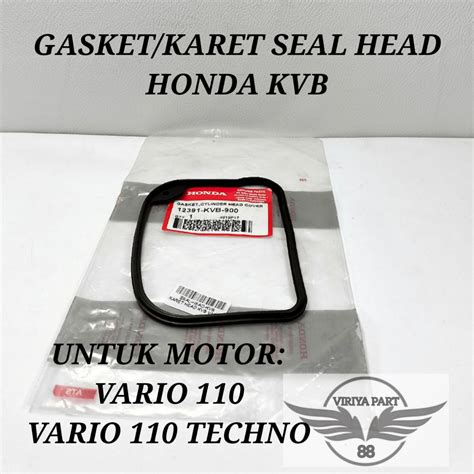 Jual GASKET KARET SEAL HEAD HONDA KVB KUALITAS ASLI ORIGINAL HONDA AHM