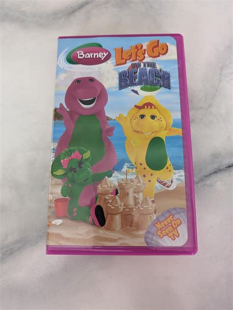 Barney Let's Go to the Beach VHS - Etsy