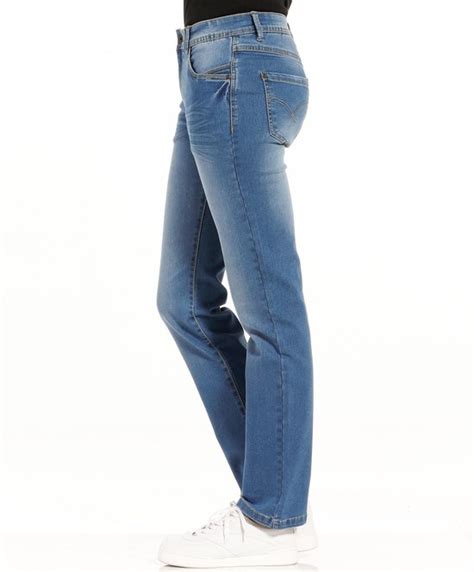 Pescara Slim Fit Stretch Jeans Lucy Blauw Dames Bol