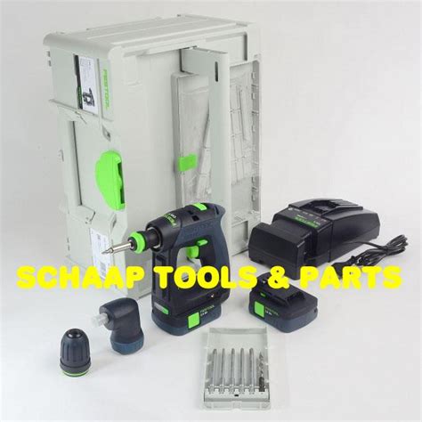 Festool Accu Schroefboormachine CXS 12 2 5 Set Met 2x Accu