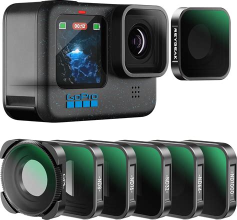 Neewer Lot De Filtres Nd Compatible Avec Gopro Hero 12 11 10 9 Noir