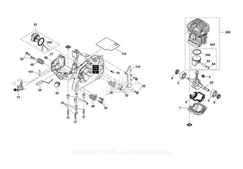 Dolmar Ps Chain Saws Gasoline Parts Diagram For Cylinder Crankshaft