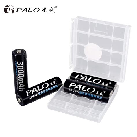 PALO 1 2V AA Rechargeable Battery AA NiMH 1 2V 3000mAh Ni MH 2A Pre