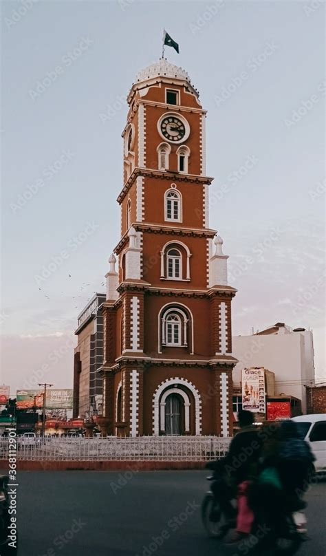 Clock Tower Located In Saddar Which Is The Heart Of Sialkot City This