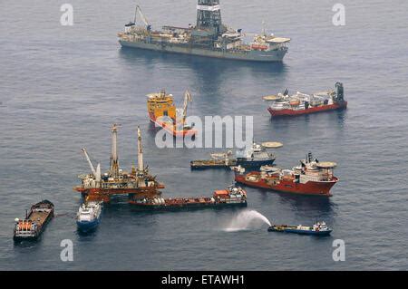 The Mobile Offshore Drilling Unit Q Holds Position Directly Over