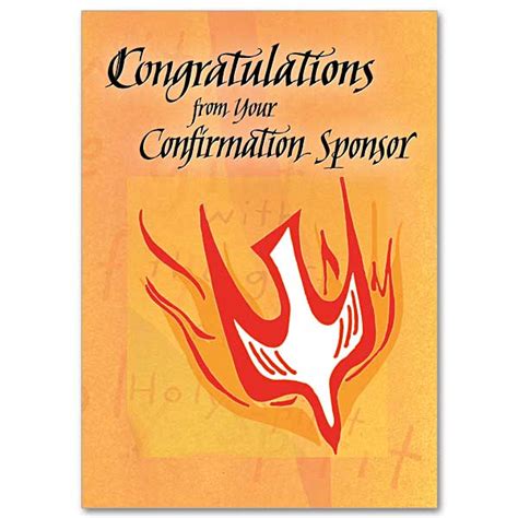 Congratulations From Your Confirmation Sponsor The Catholic T Store