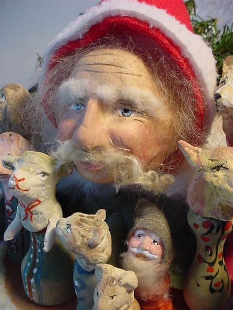 Norma Decamp S Santas Ebay And Facebook Primitive Christmas