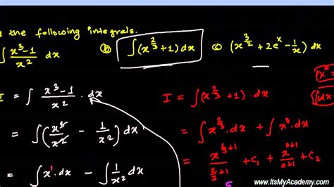 Learn To Find Integration Anti Derivative Using Formula 2 Method2 Youtube