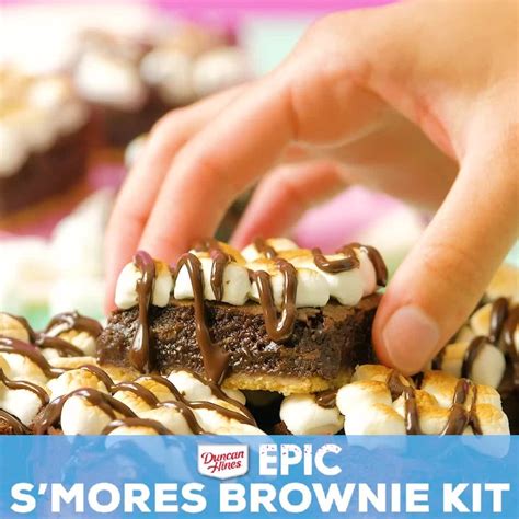 Duncan Hines Epic Kit Smores Brownie Mix Kit 24 16 Oz