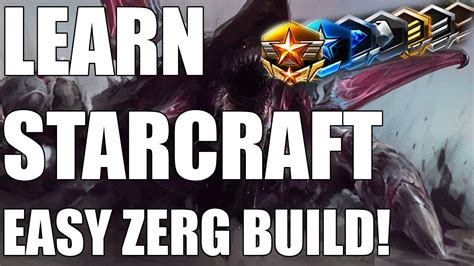 Learn Starcraft Zerg Beginner Build Guide Gameplan 2018 YouTube