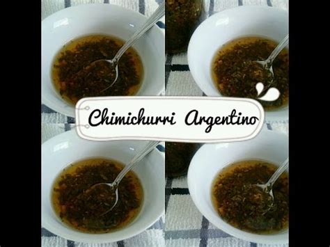 Como Hacer Chimichurri YouTube