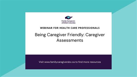 Being Caregiver Friendly Caregiver Assessments Youtube